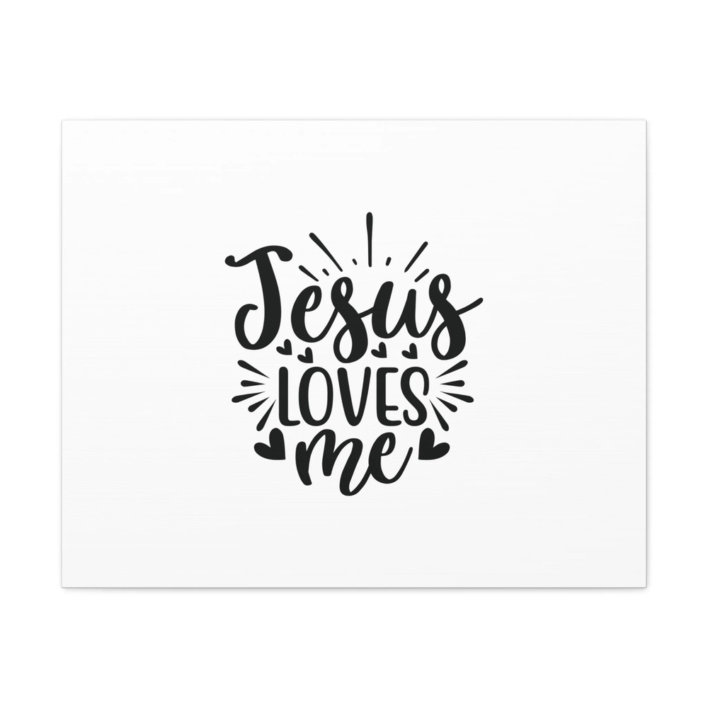 Scripture Walls John 15:9 Jesus Loves Me Bible Verse Canvas Christian Wall Art